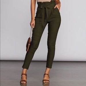 windsor paperbag pants